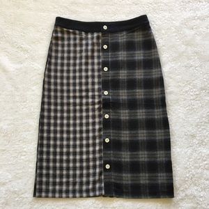 Stussy Cashed Flannel Skirt
